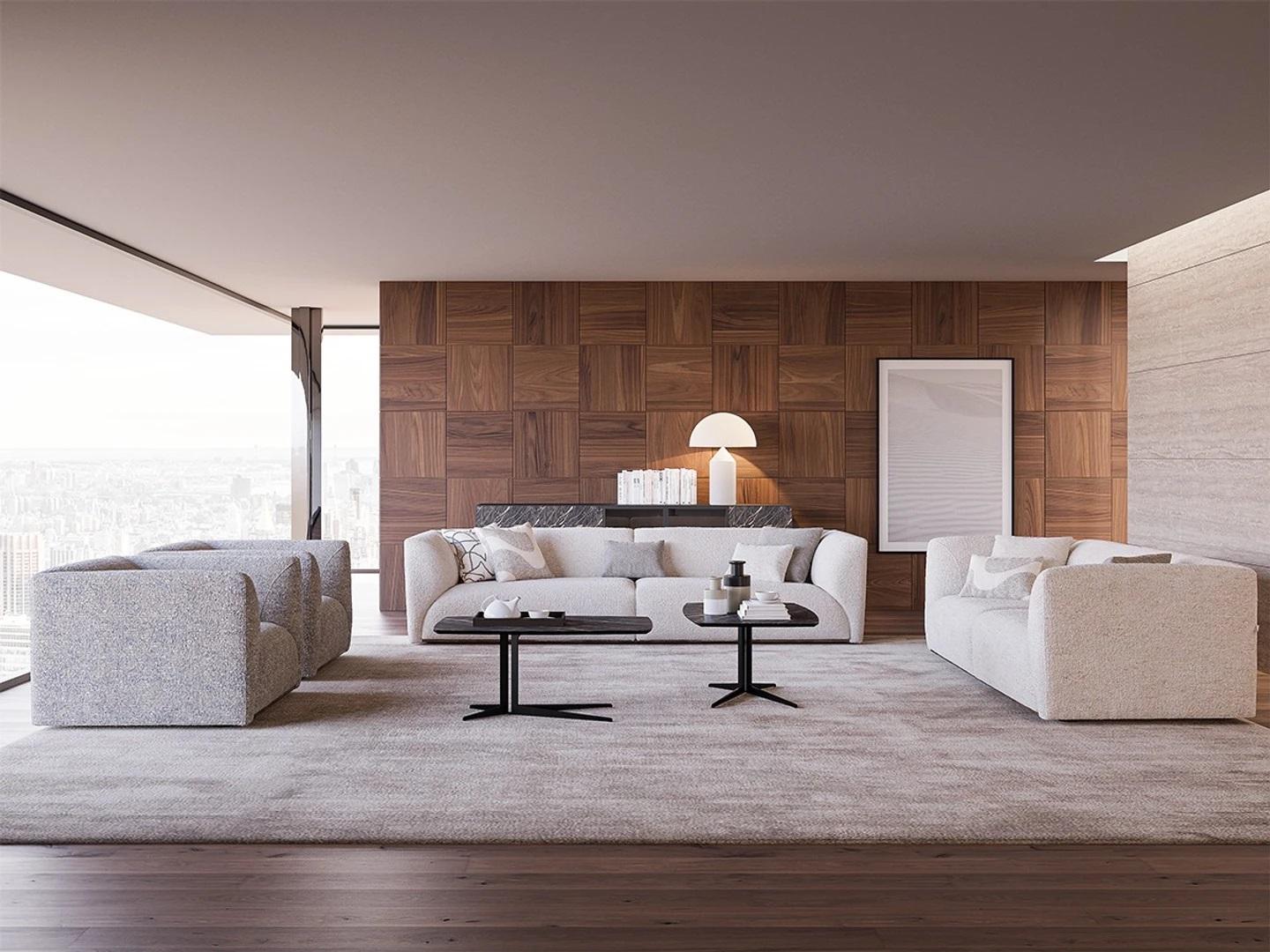 Sofagarnitur Polstermöbel 2x Dreisitzer Sofa Luxus 2Sessel Sofa 3+3+1+1