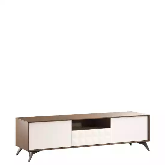 TV-Ständer Lowboard Wohnwand Modern Design Sideboard Holz