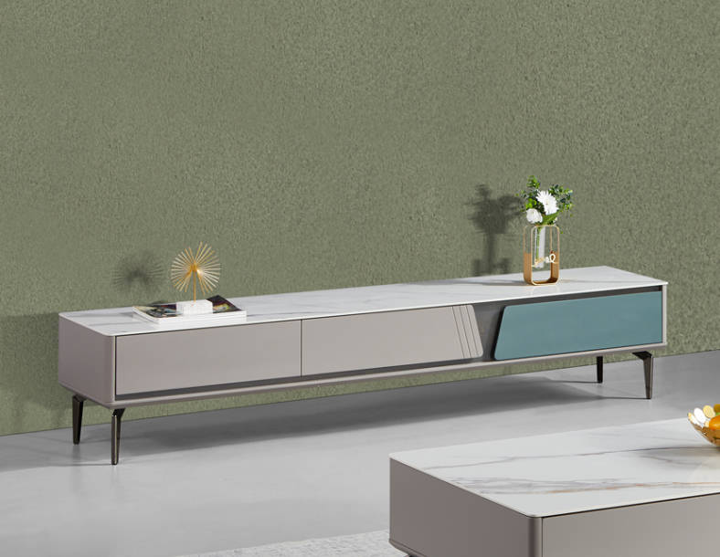 Grau Wohnzimmerschrank Sideboard rtv TV Schrank Lowboard TV Möbel Neu