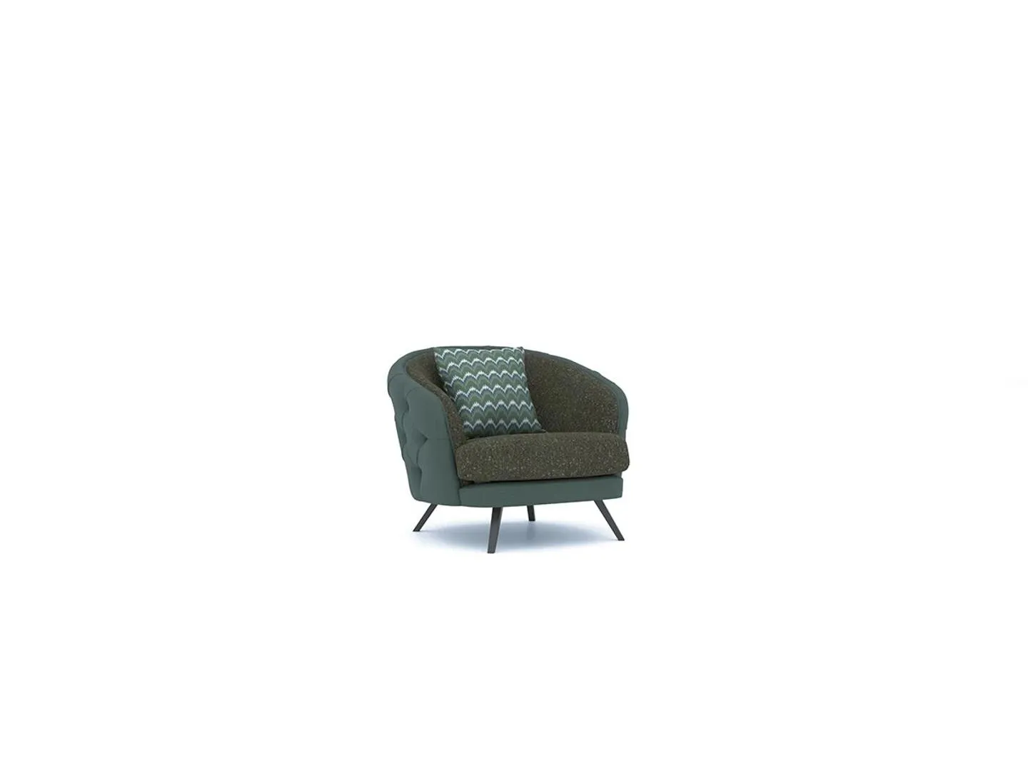 Luxus Wohnzimmer Sessel Polstermöbel Einrichtung Chesterfield Modern