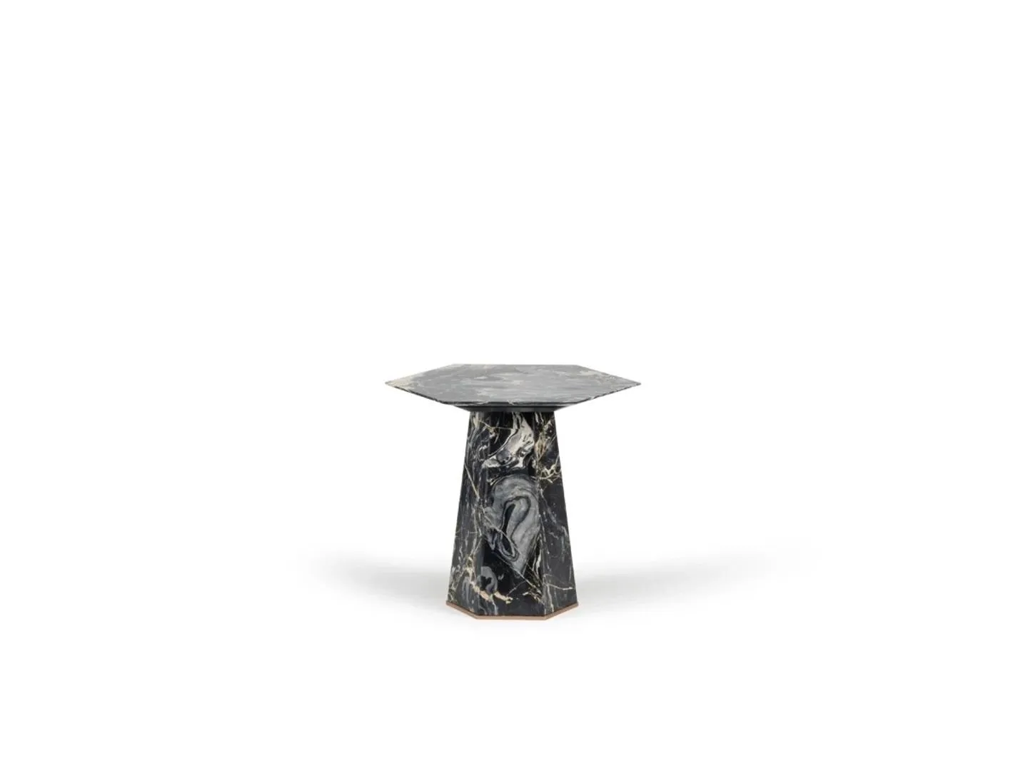 Beistelltisch Marmorimitation Modern Design Kaffeetisch Wohnzimmer