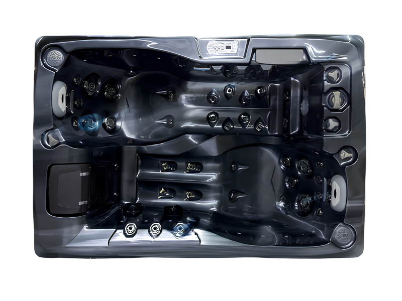 Whirlpool Massagebad Blubberbad Blubberbad Whirlwanne Sprudelbad 200x135 cm