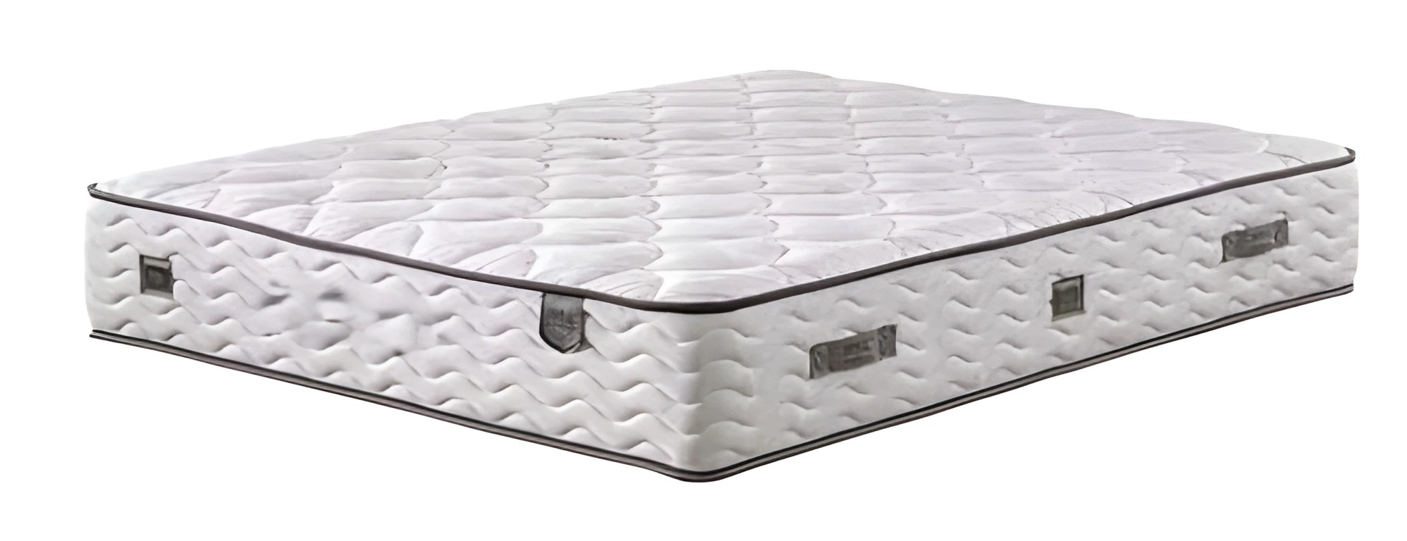 Weiße Textilmatratze in modernem Design für erholsamen Schlaf