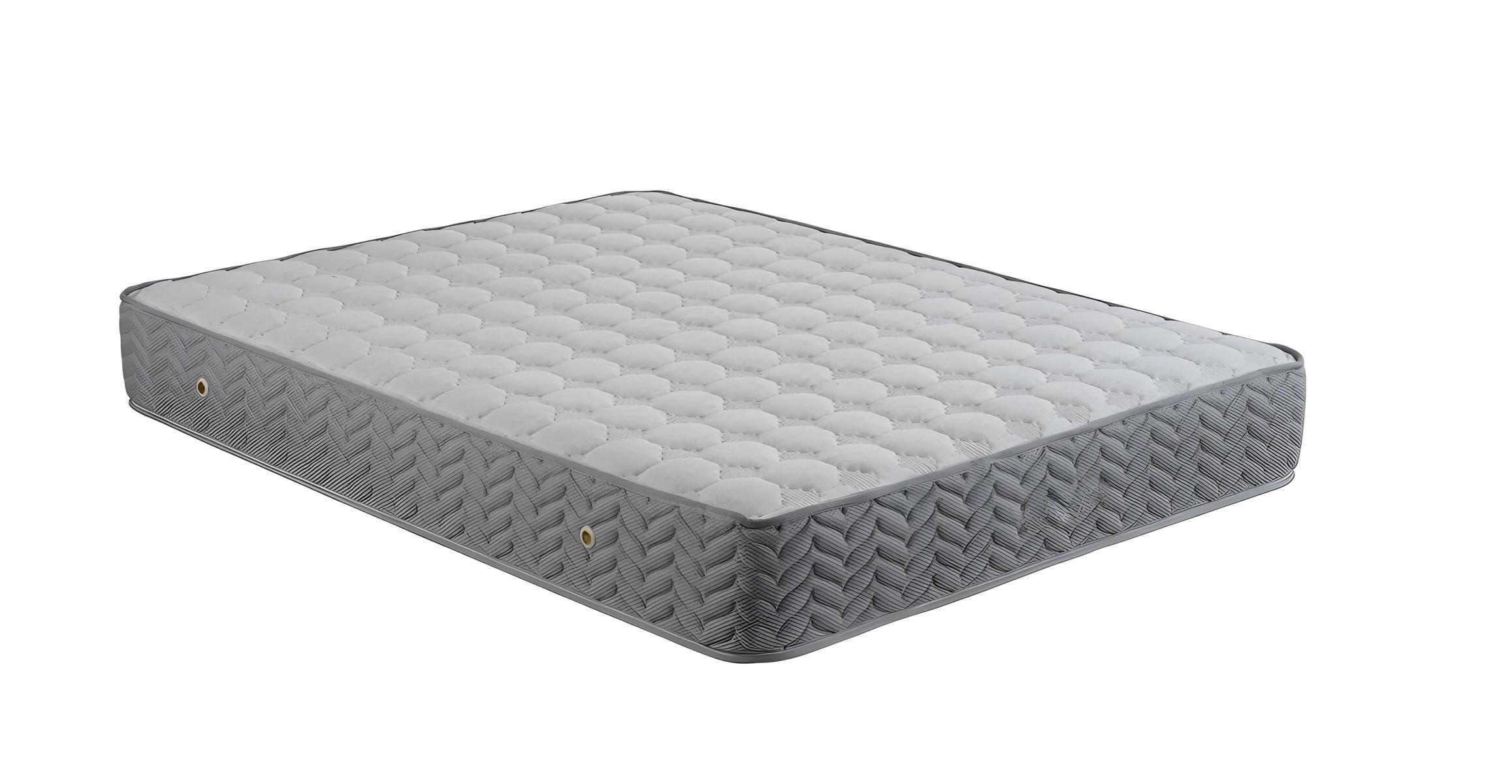 Graue Matratze aus Textil für erholsamen Schlaf und modernen