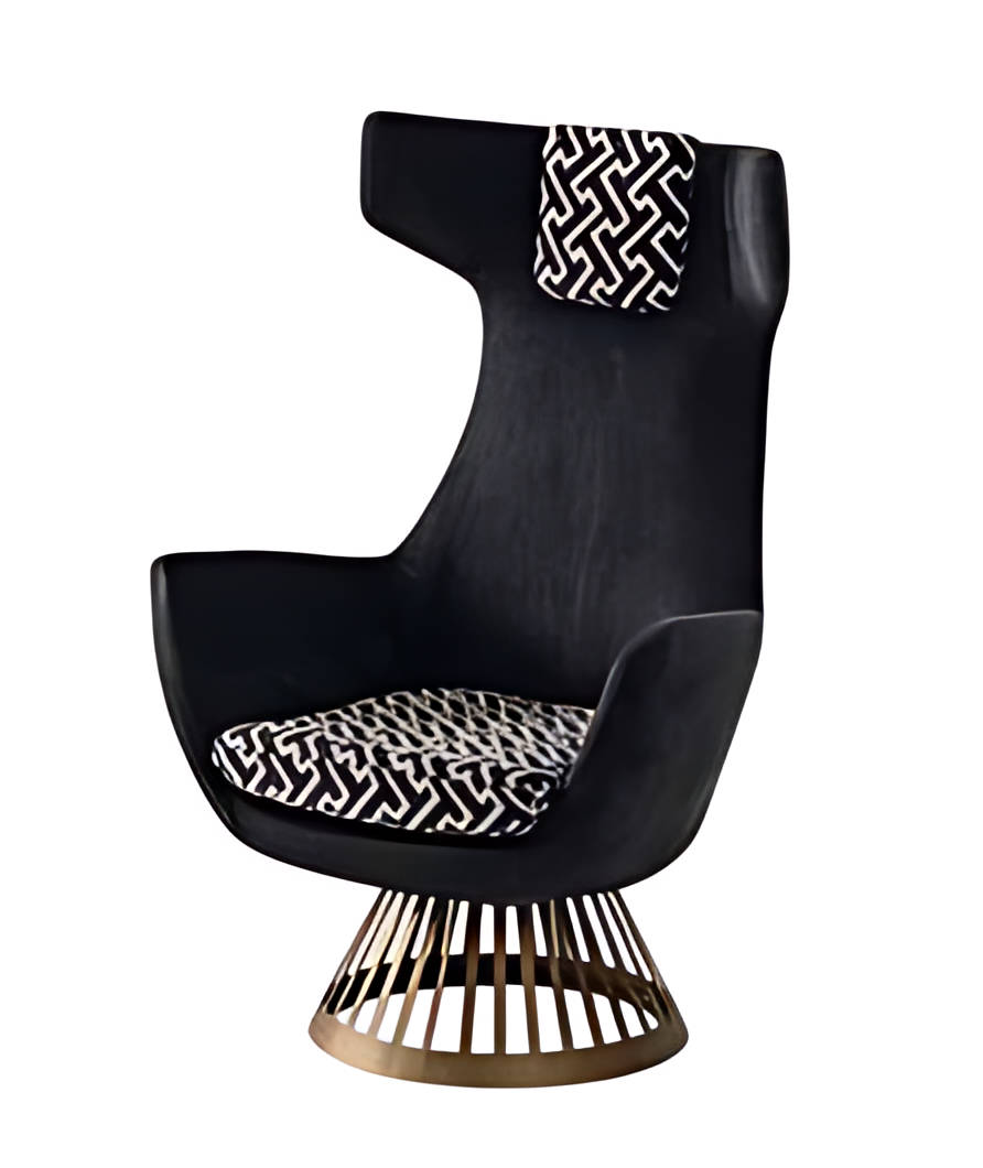 Sessel Luxus Lounge Club Hotel Möbel Wohnzimmer Einrichtung