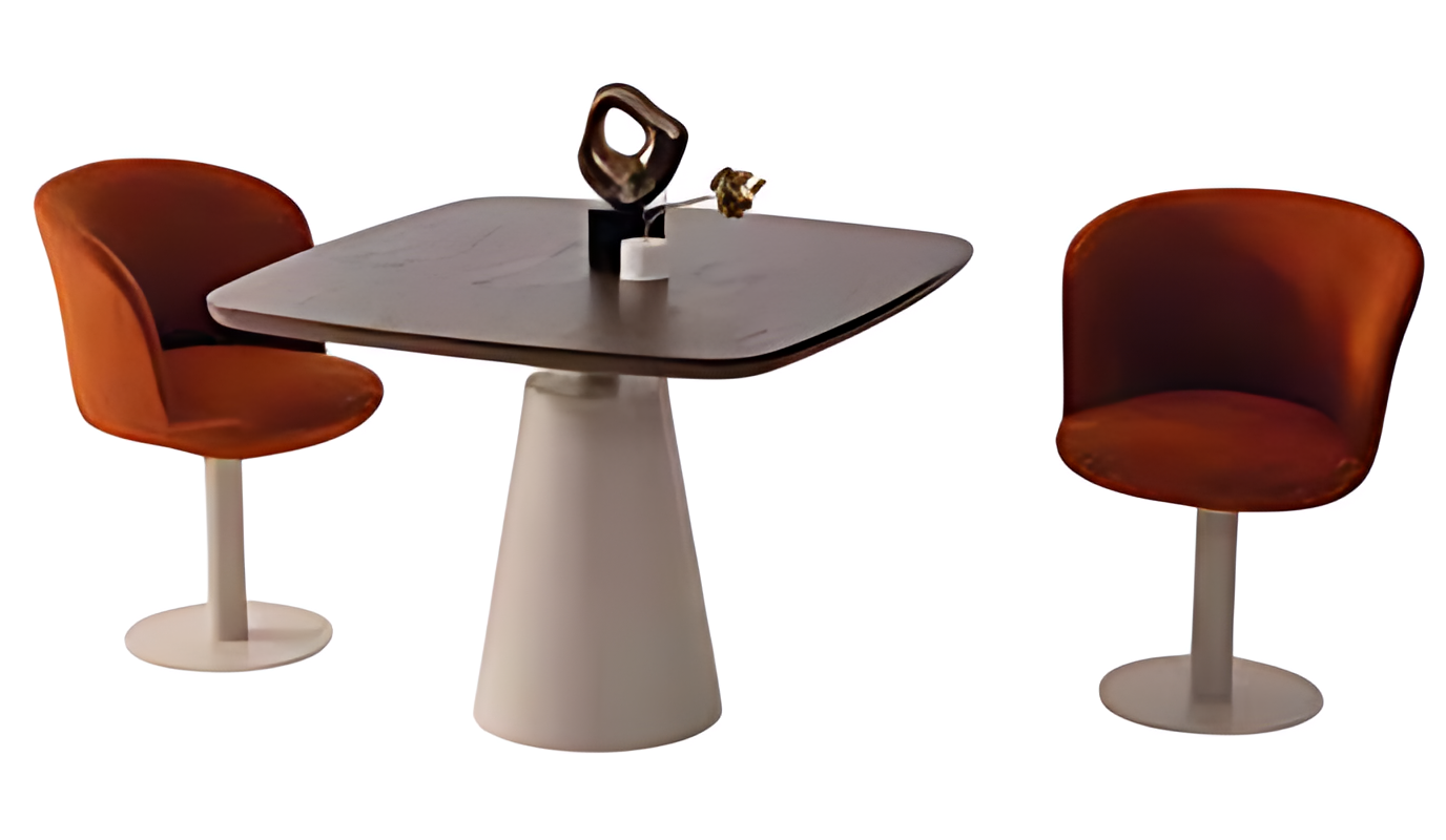 Runder Bistrotisch mit 2 Sesseln – Ideal für Küche & Balkon