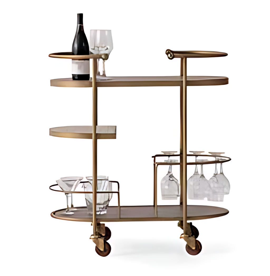 Barwagen Servierwagen Transport von Gläser praktisch platzsparend