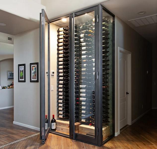 Weinschrank Weinlagerregal Vitrinenschrank Flaschenregal Weinmöbel