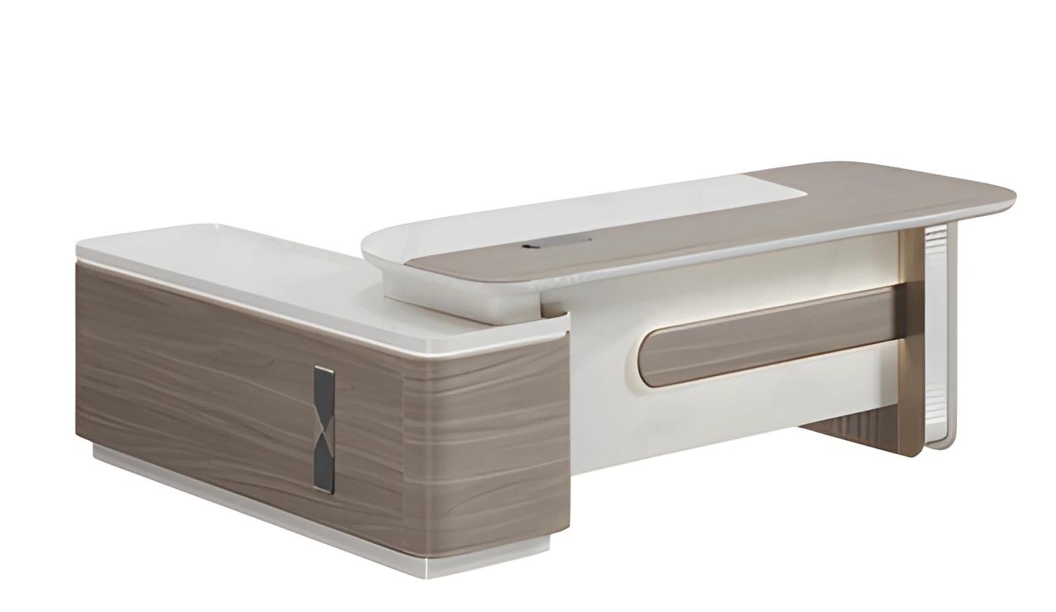 Eckschreibtisch Büro Chef Tisch Möbel modern Arbeitszimmer