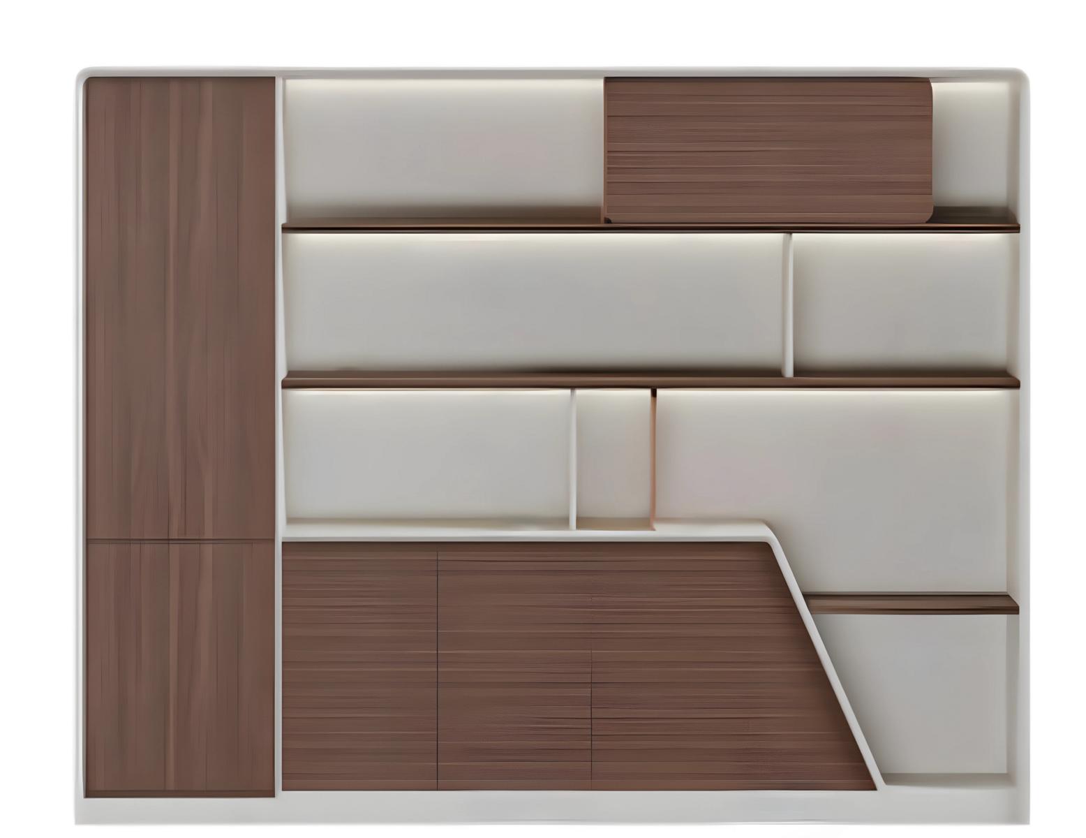 Aktenschrank Bücherregal Arbeitsplatz Büro modern