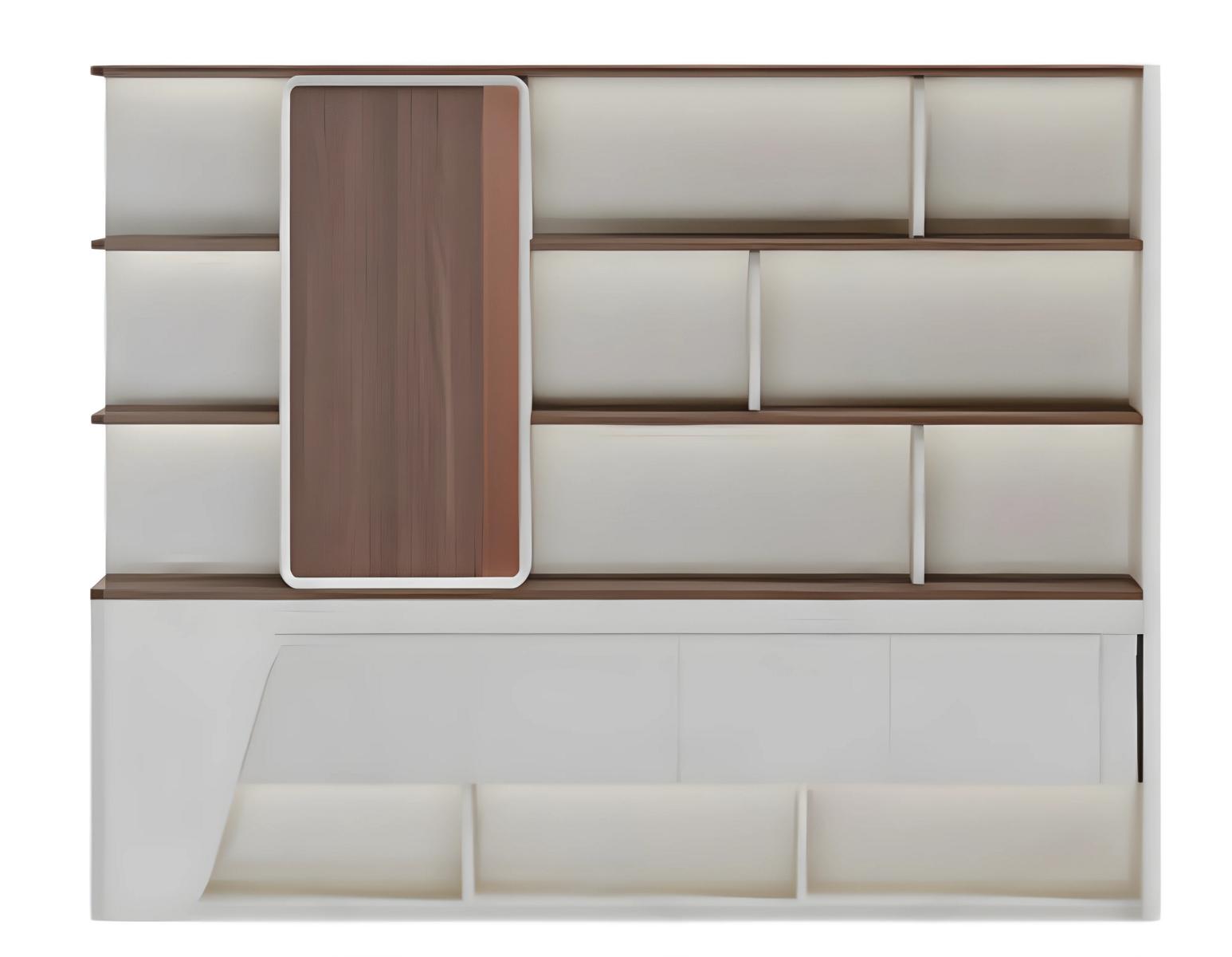 Büro Aktenschrank Bücherregal Stauraum Holz Regale