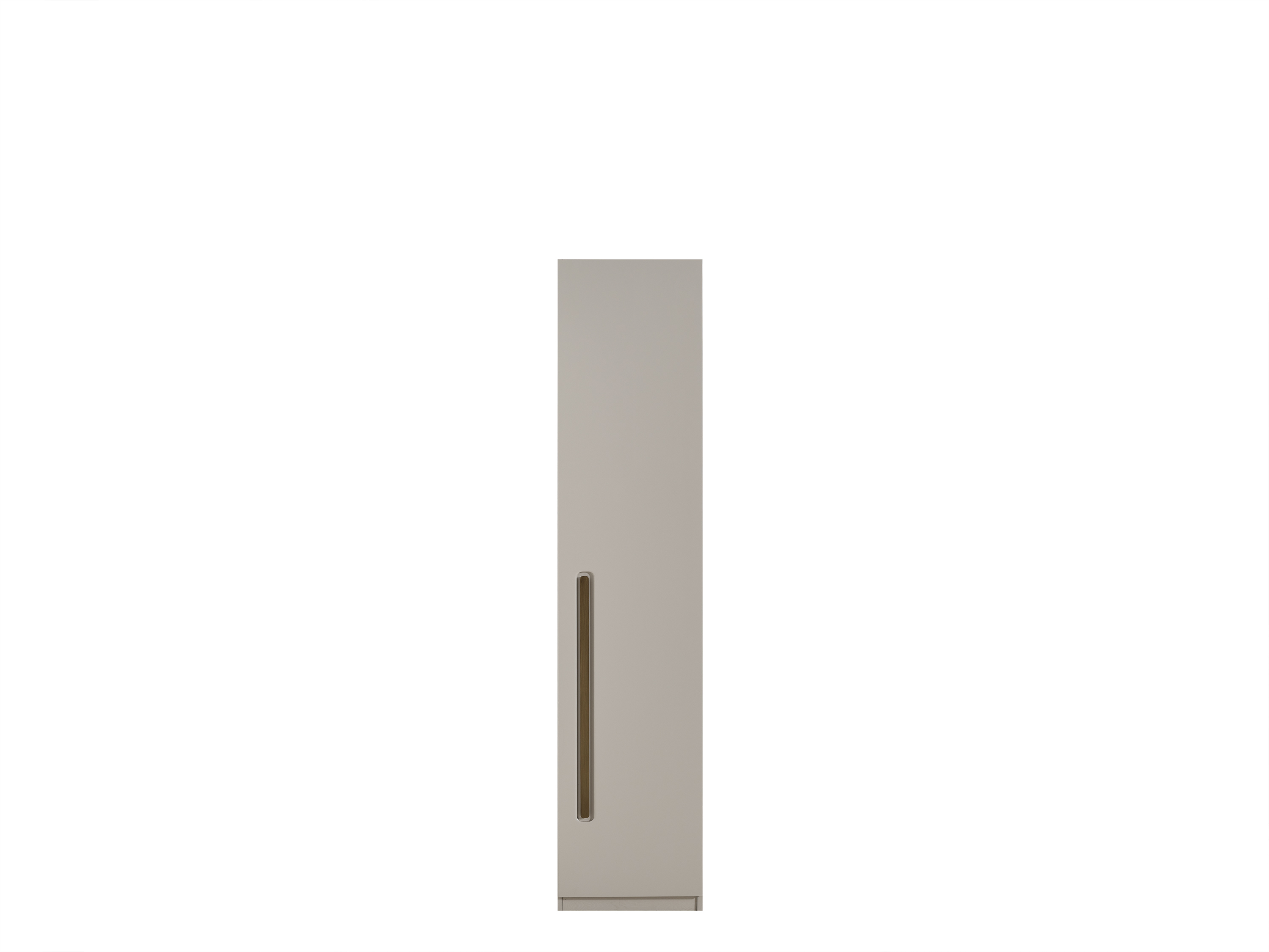 Kleiderschrank aus Holz in Beige modern eleganter Stauraum