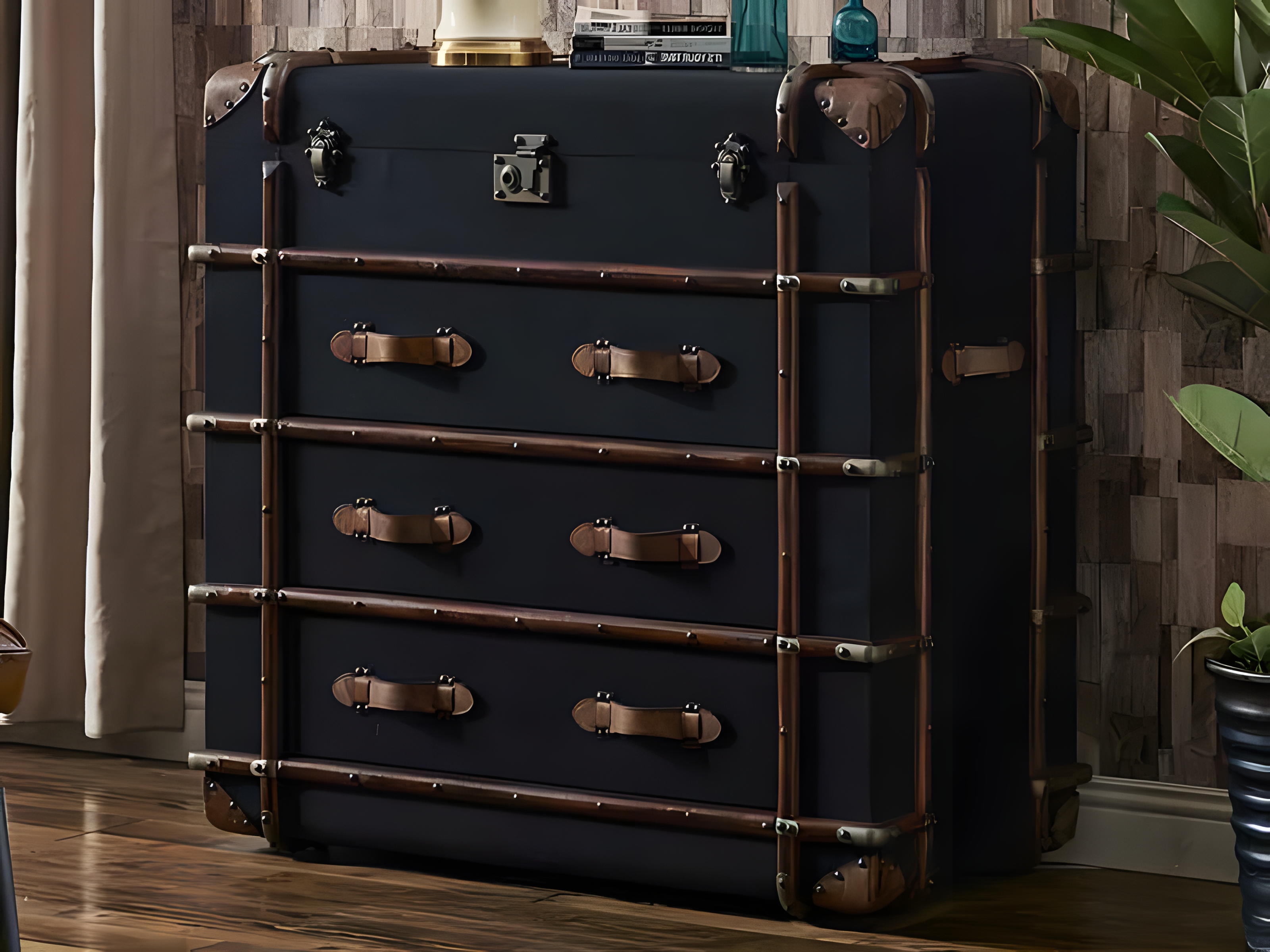 Kommode im Koffer Stil – Vintage Design, Stauraum & Retro Flair