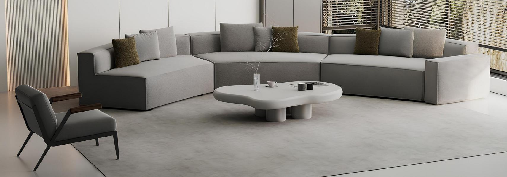 Sofa mit Sessel für das Wohnzimmer Ein gemütlicher Akzent im Interieur