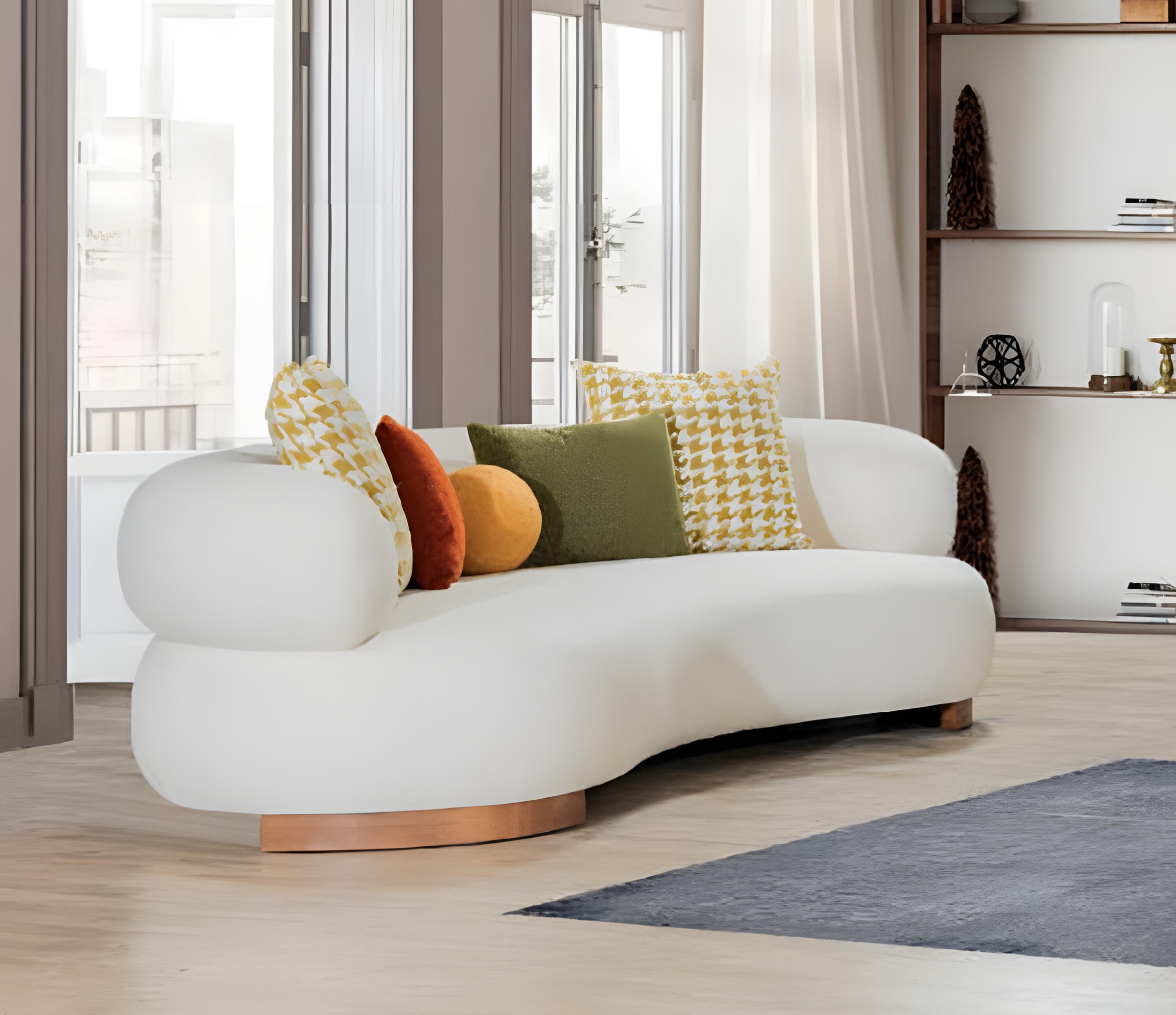Dreisitzer Couch Sofa Wohnlandschaft Modern Zeitlos Komfortabel