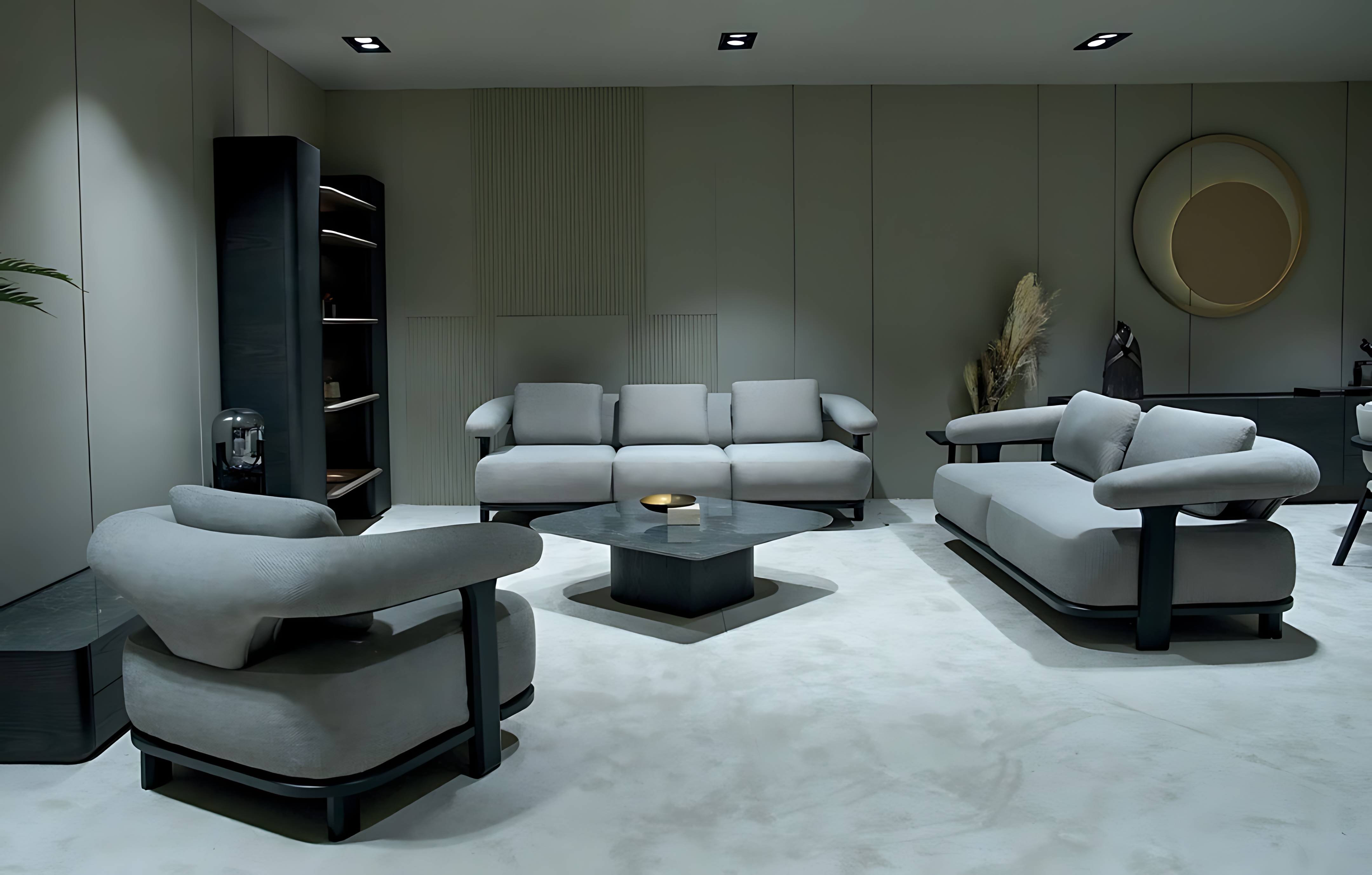 Couch Set Sofa Sofagarnitur Wohnlandschaft Modern Praktisch Elegant