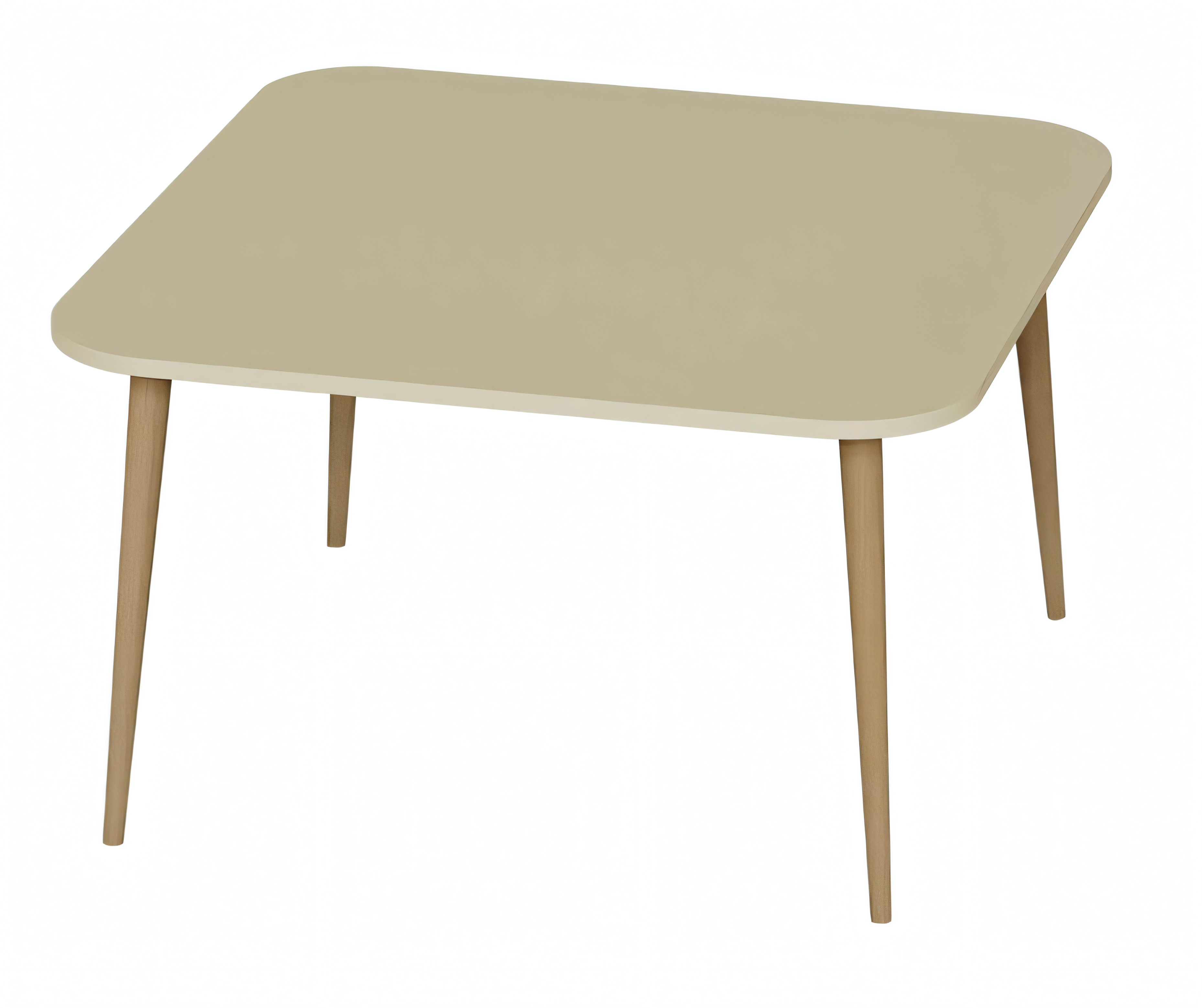 Moderner Couchtisch aus Holz in Beige mit elegantem Design