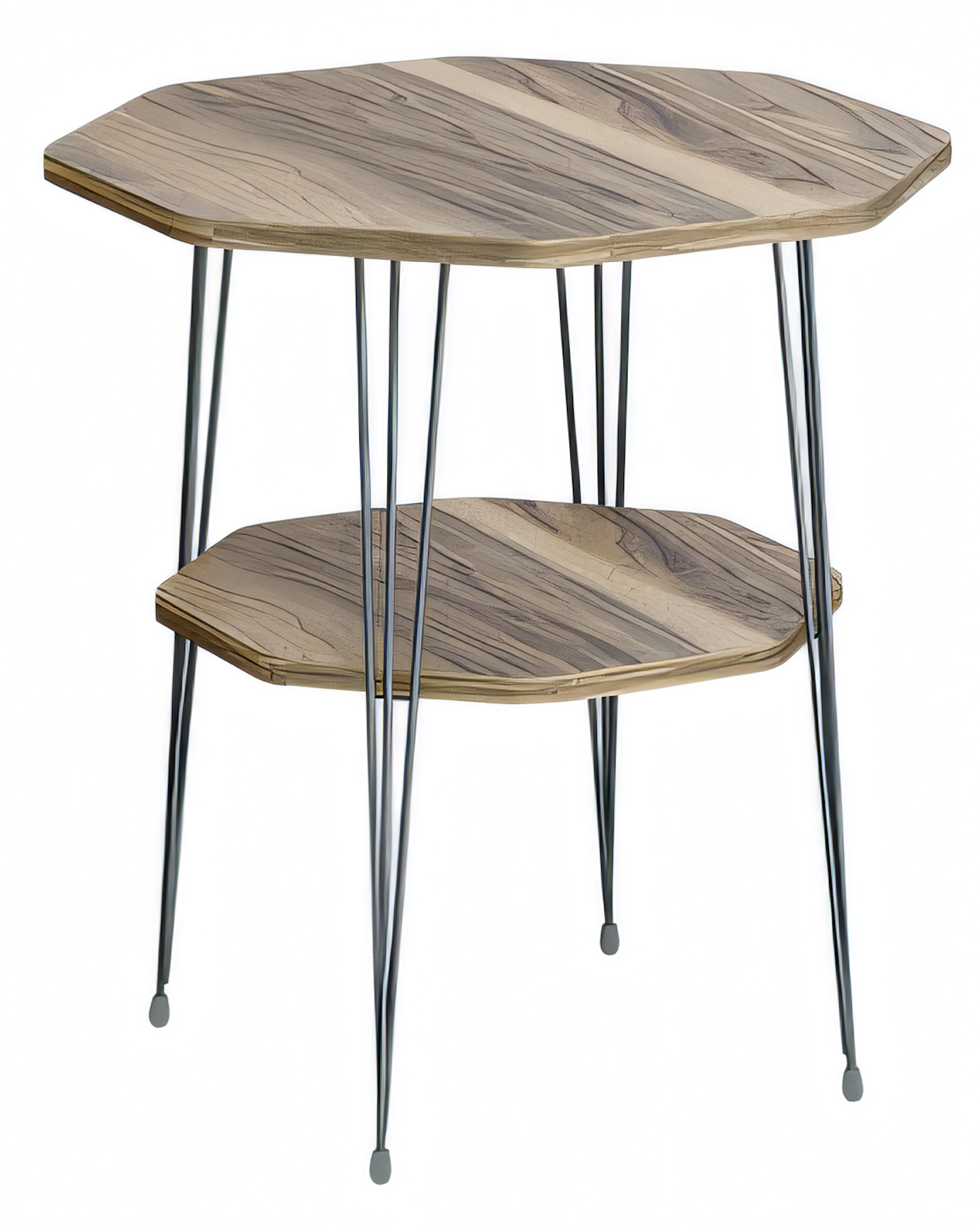 Beistelltisch aus Metall in Braun modern eleganter Stil