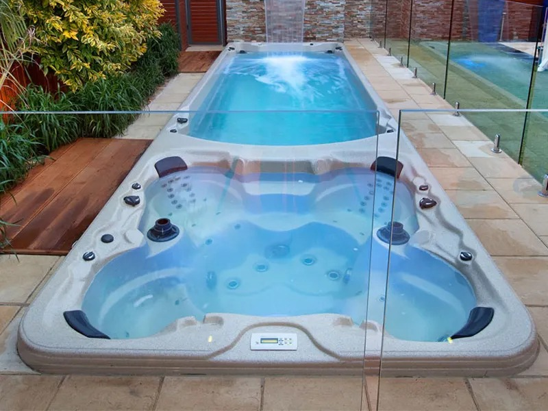 Whirlpool Hot Tub Spa Whirlwanne Sprudelbad Massagebadewanne 580x225cm