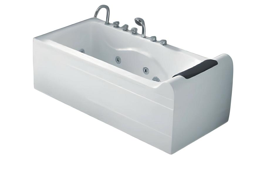 Luxuswanne Bad Badewanne Wellnesswanne Wanne Whirlpool 170x78 cm