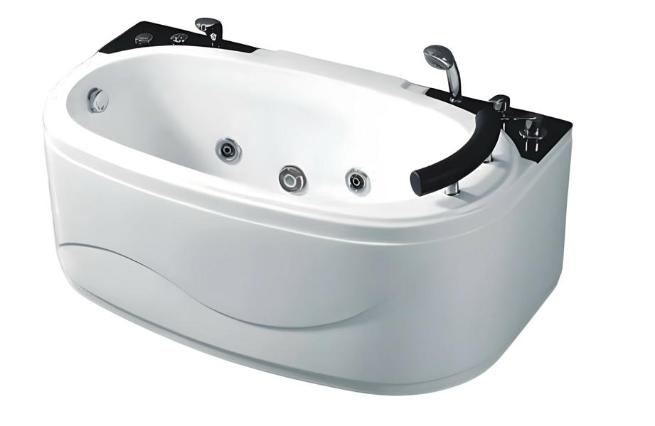 Blubberbad Whirlpool Hydromassagewanne Massagebad Luxuswanne 170x85 cm