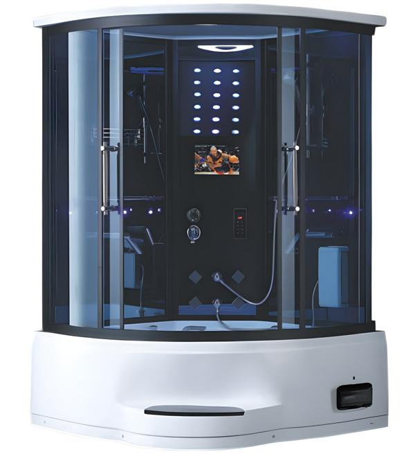 Luxus-Duschkabine Multifunktionsdusche Wellnesskabine Komfortdusche 135x135 cm