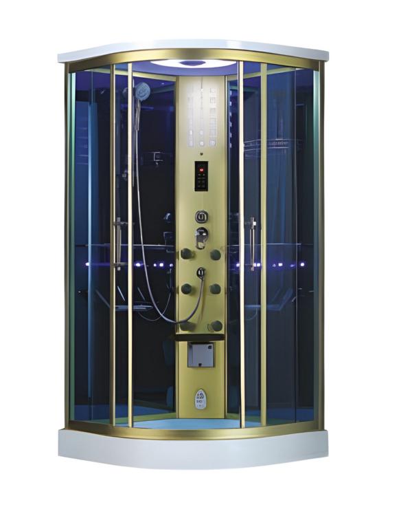 Glaskabine Design-Dusche Komfortdusche Duschkabine Wellnesskabine 100x100 cm