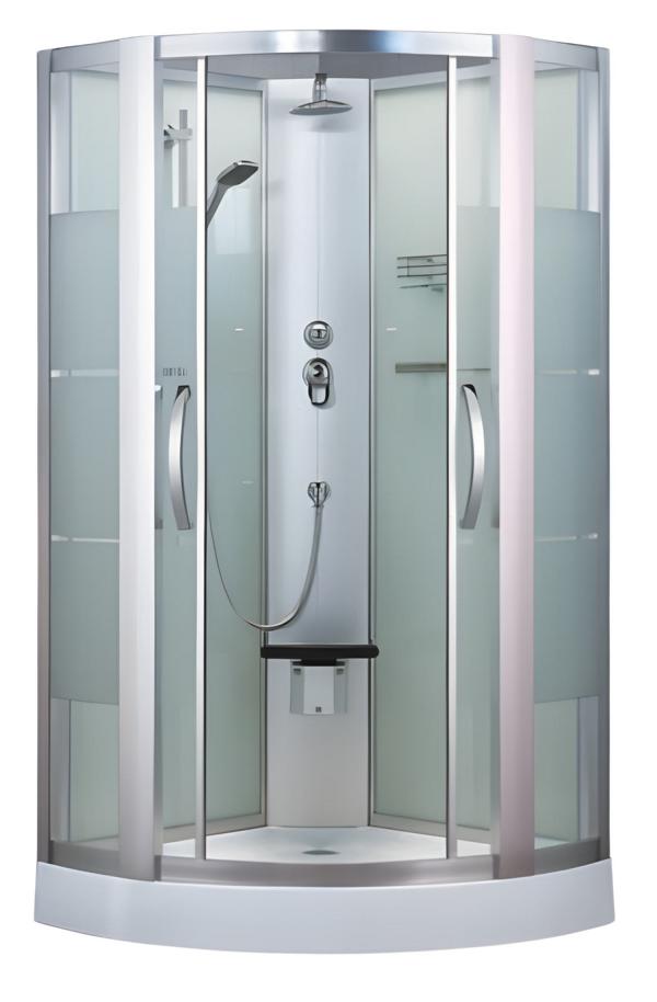 Luxusduschkabine Dusche Wellnessdusche Komfortdusche Glaskabine 100x100 cm