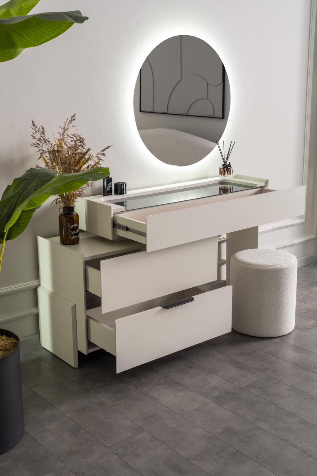 Set für das Schlafzimmer Gemütlichkeit und Funktionalität