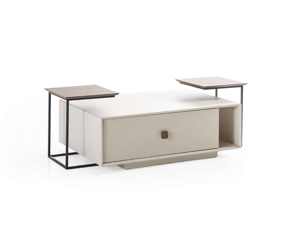 Stilvoller Couchtisch Modernität, betont durch Details