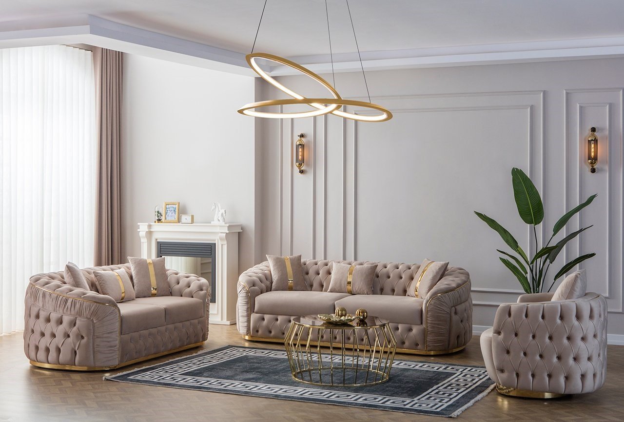 Sofa-Set  im modernen Stil Inspiration in Linien und Texturen