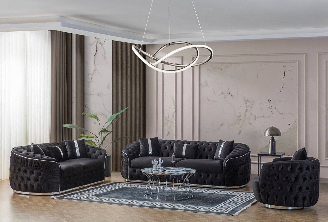 Sofa-Set Eine Atmosphäre visueller Harmonie und Modernität