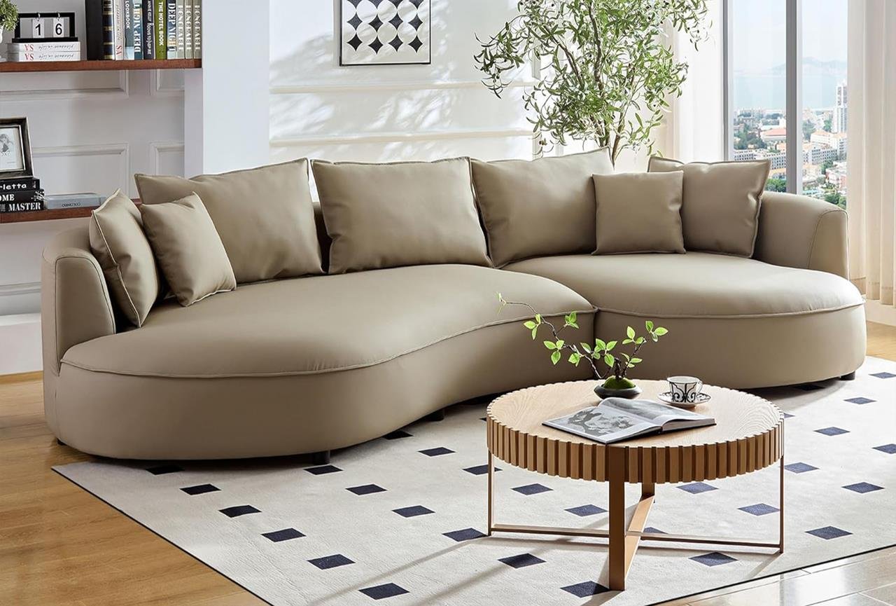Modernes Ecksofa: maximaler Komfort in jedem Detail