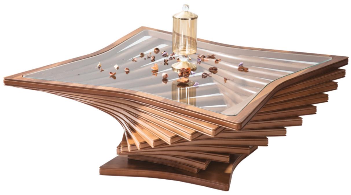 Couchtisch Modern Wohnzimmer Holz Neu Braun Stilvoll Elegant Komfort