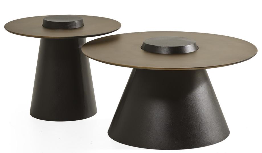 Couchtische Modern Wohnzimmer Rund Schwarz Luxus Exklusiv Elegant