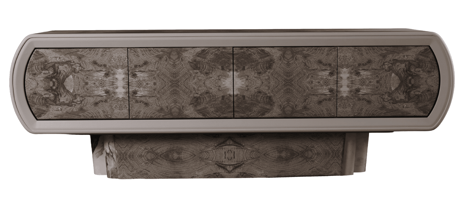 Konsole Dekorative Konsole Modern Holz  Marmorimitation Flur Wohnzimmer