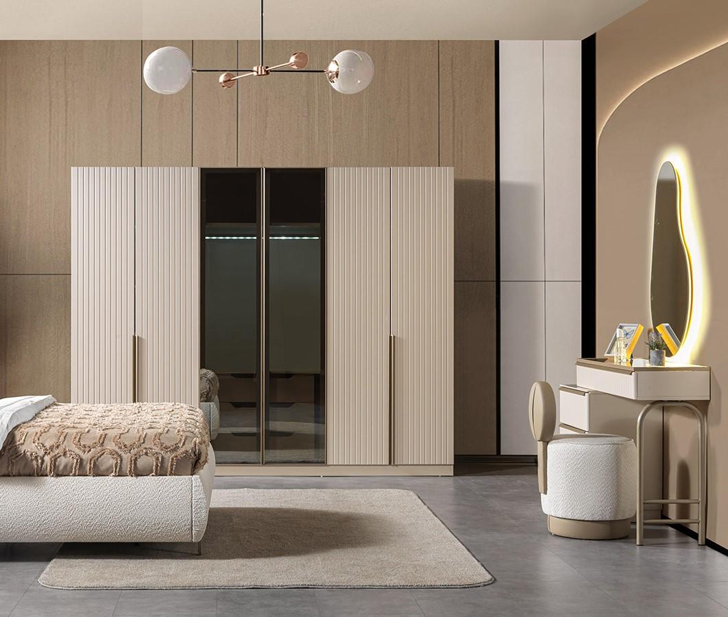 Kleiderschrank Kommode Schlafzimmer Stil modern Farbe weiß praktisch Neu