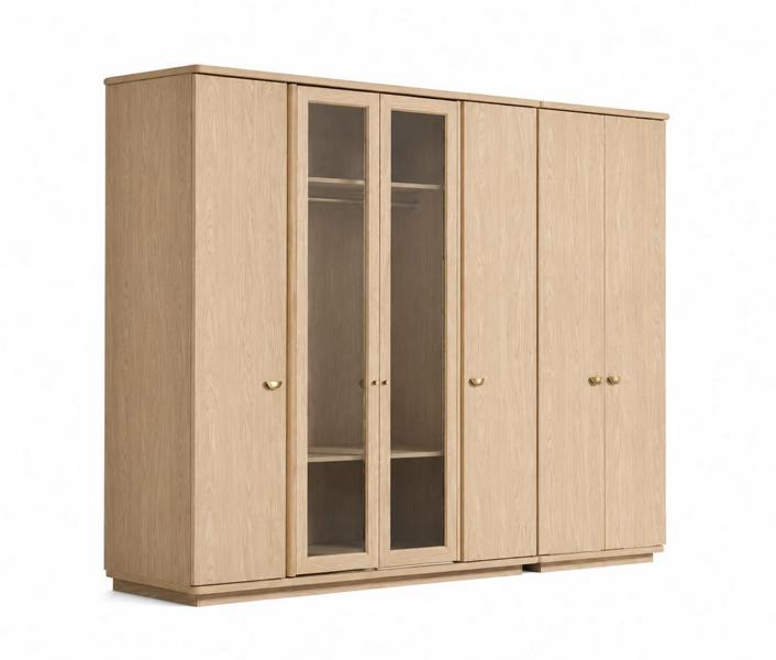 Schrank groß geräumig praktisch beige moderner Stil Kleiderschrank