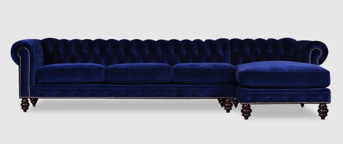 400cm Bix XXL Couch Polster Sitz Garnitur Textil Leder Sofa Chesterfield 2016060