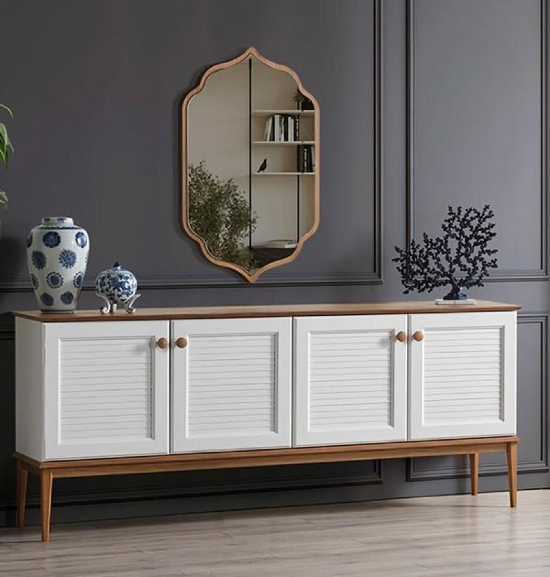 Kommode Designer Spiegel Massivholz Kommoden Schrank Kommodenschrank Schränke