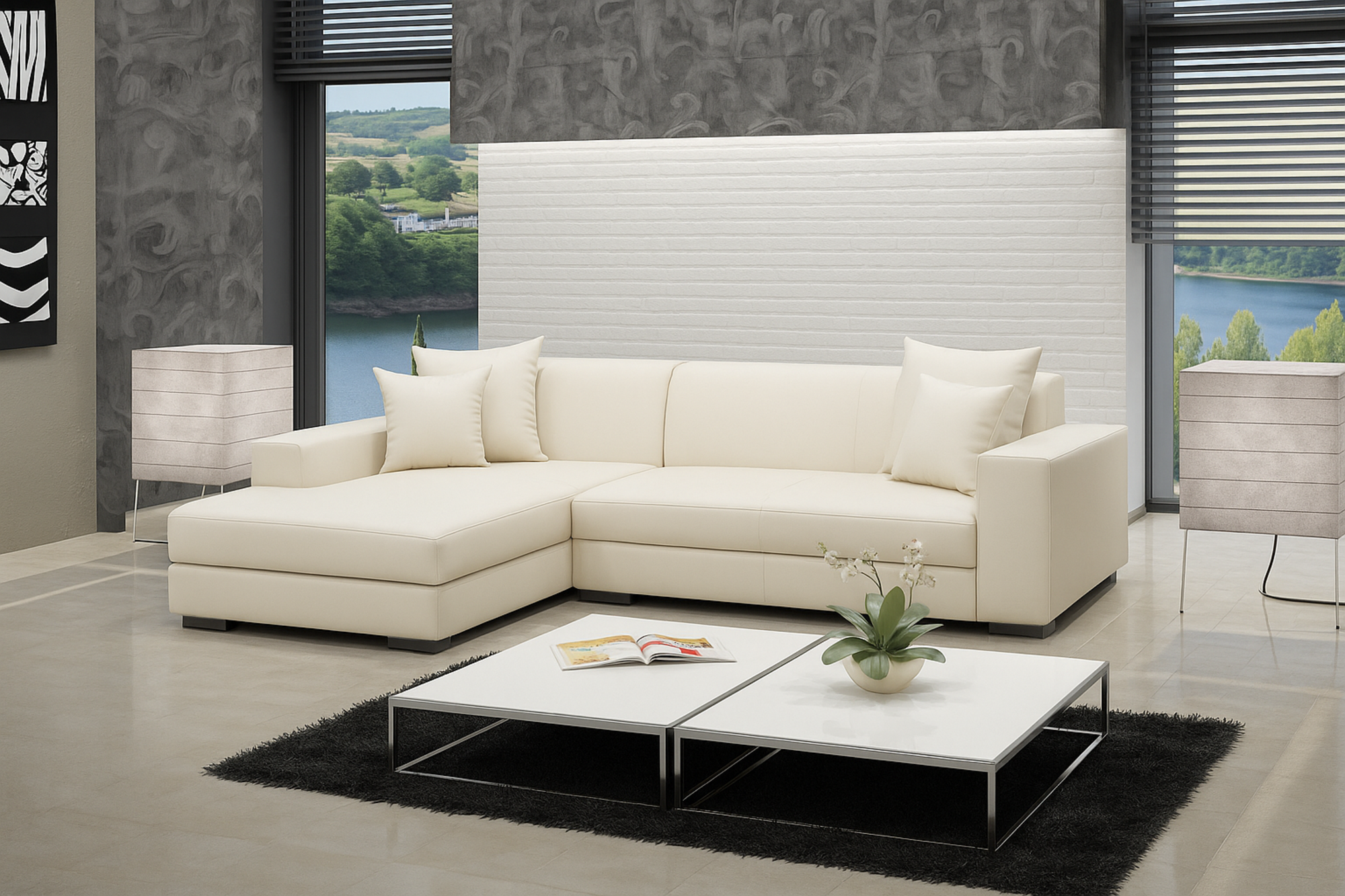 Sofa Schlafsofa Designer Sofas mit Bettfunktion Ecksofa Couch Sofort