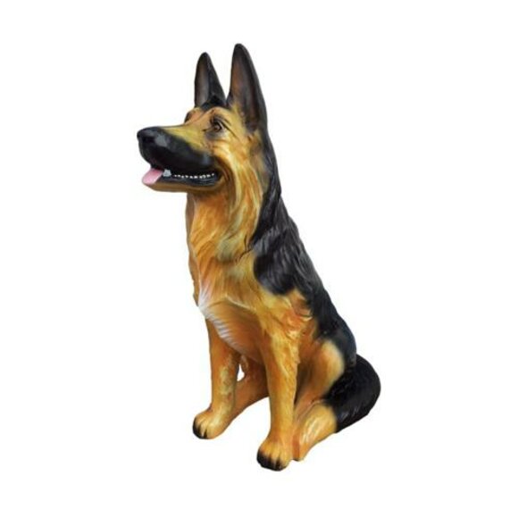 Garten Dekoration Schäferhund Hund Figur Statue Skulptur 86cm Figuren