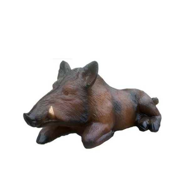 Abstrakte dekorative Wildschweinskulptur Wildschwein Jagd Garten Skulptur