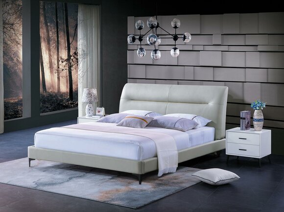 Bett Polster Design Luxus Doppel Hotel Betten Schlaf Zimmer Leder Luxus