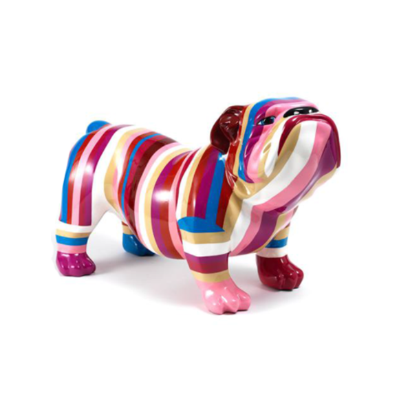 Moderne Skulptur Abstrakte Dekoration Figur Statuen Deko Hund Neu
