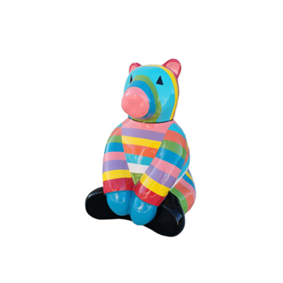 Design Dekoration Teddy Bär Garten Skulptur Statuen 67cm Deko Figur