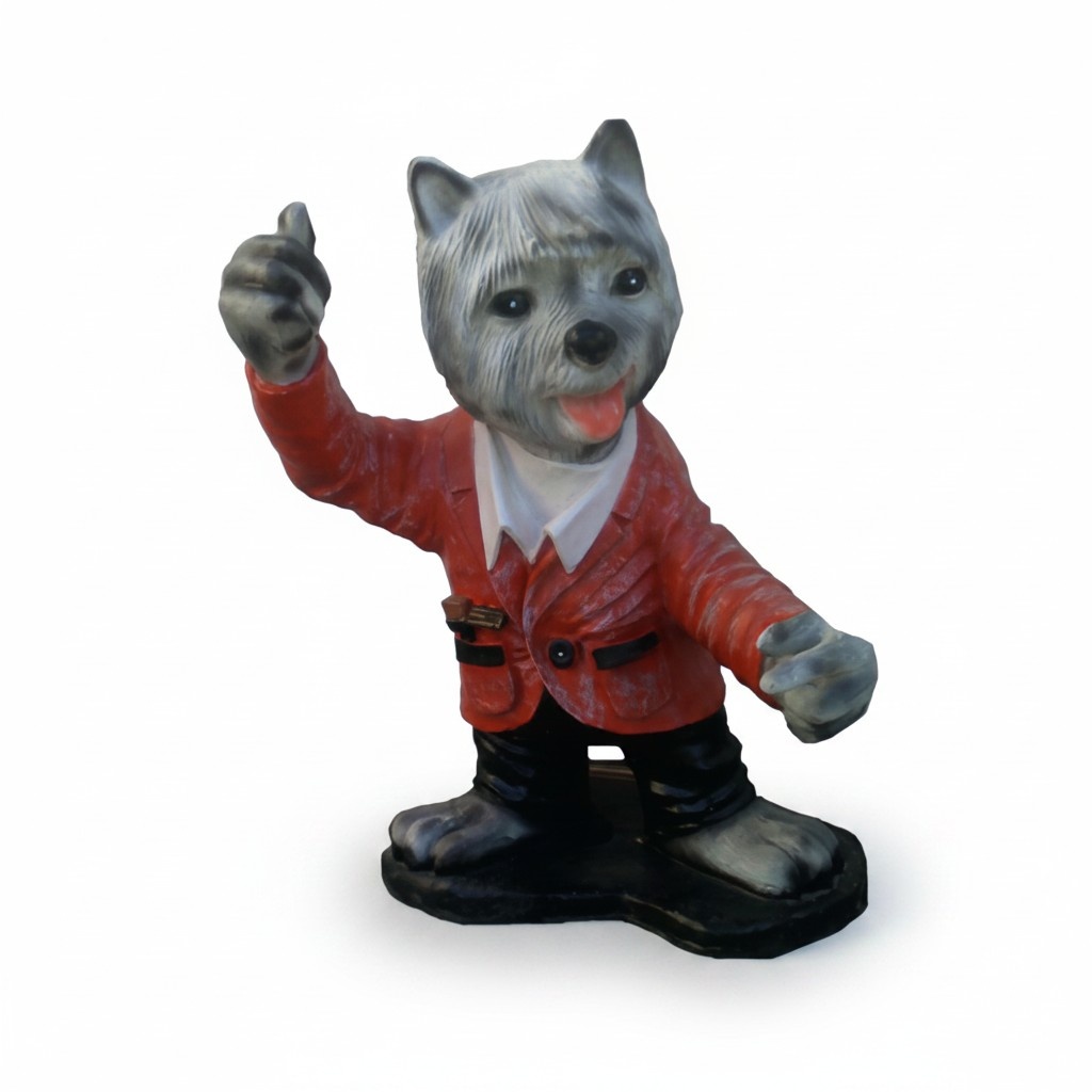 Abstrakte Designer Figur Tier 126cm Statuen Figuren Skulpturen Dekoration