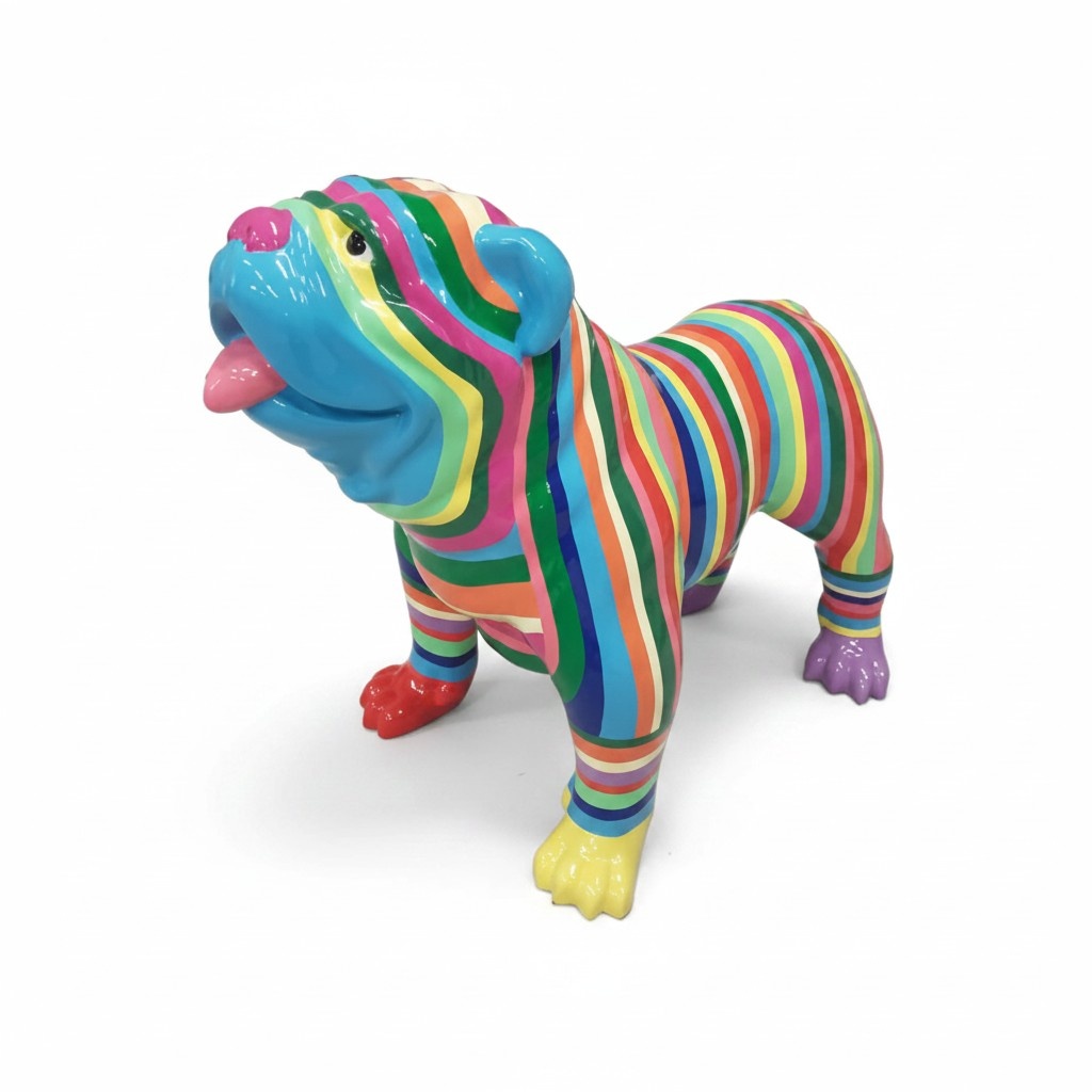 Abstrakte Figur Statue Design Dekoration Skulptur Deko 90cm Hund Garten