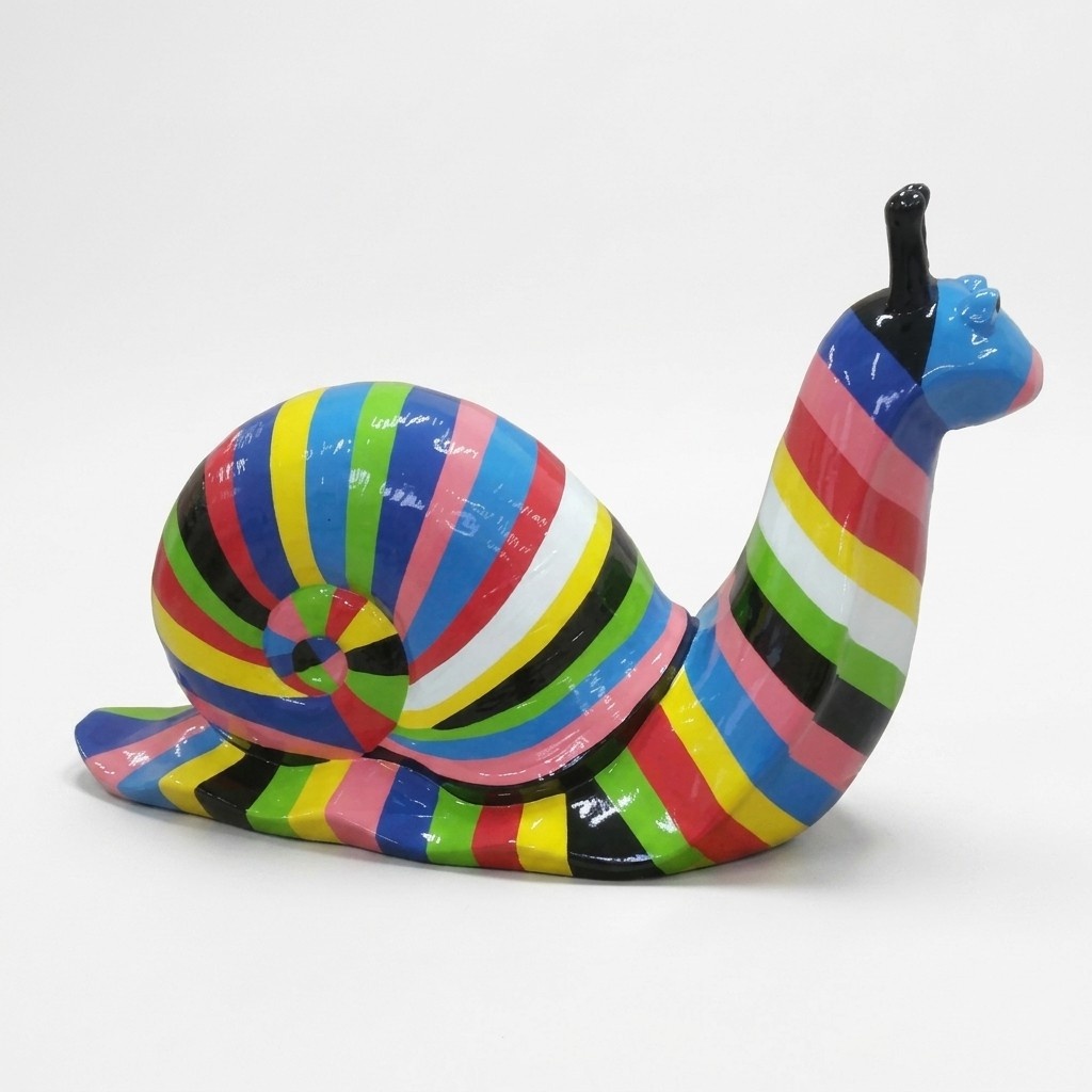 Abstrakte Schnecke Figur Statue Skulptur Deko Garten Design Statuen