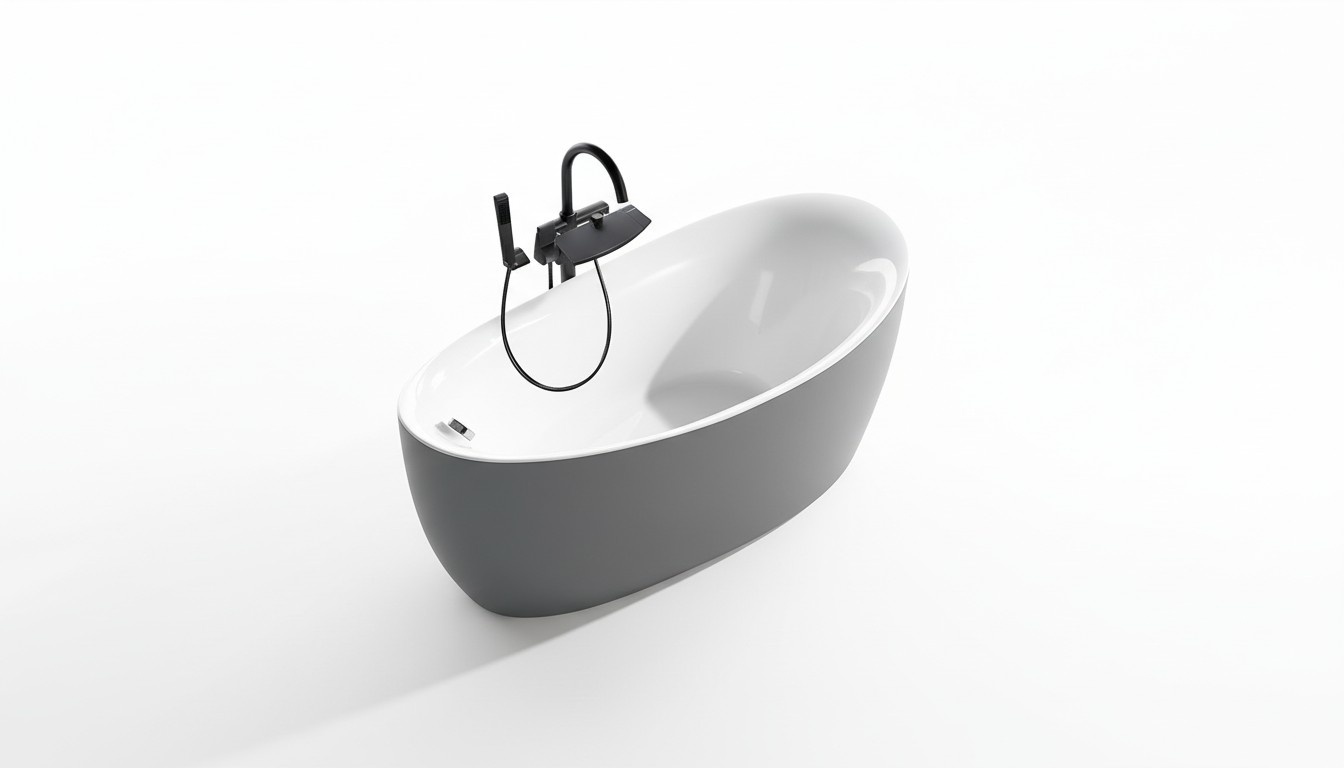 Acryl Badewanne Wanne Standbadewanne Freistehende Modern
